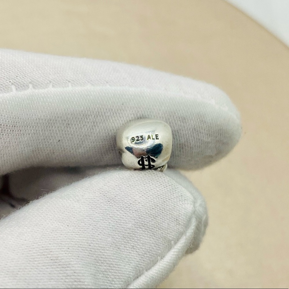 EUC Pandora 790332 Sterling Silver Money Bag Bead/Charm - Retired! - Picture 5 of 6